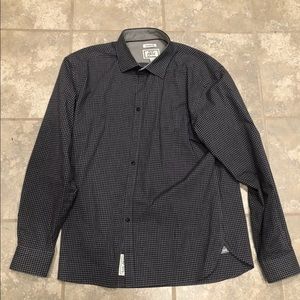 Jos a bank men’s dress shirt XL blue grey